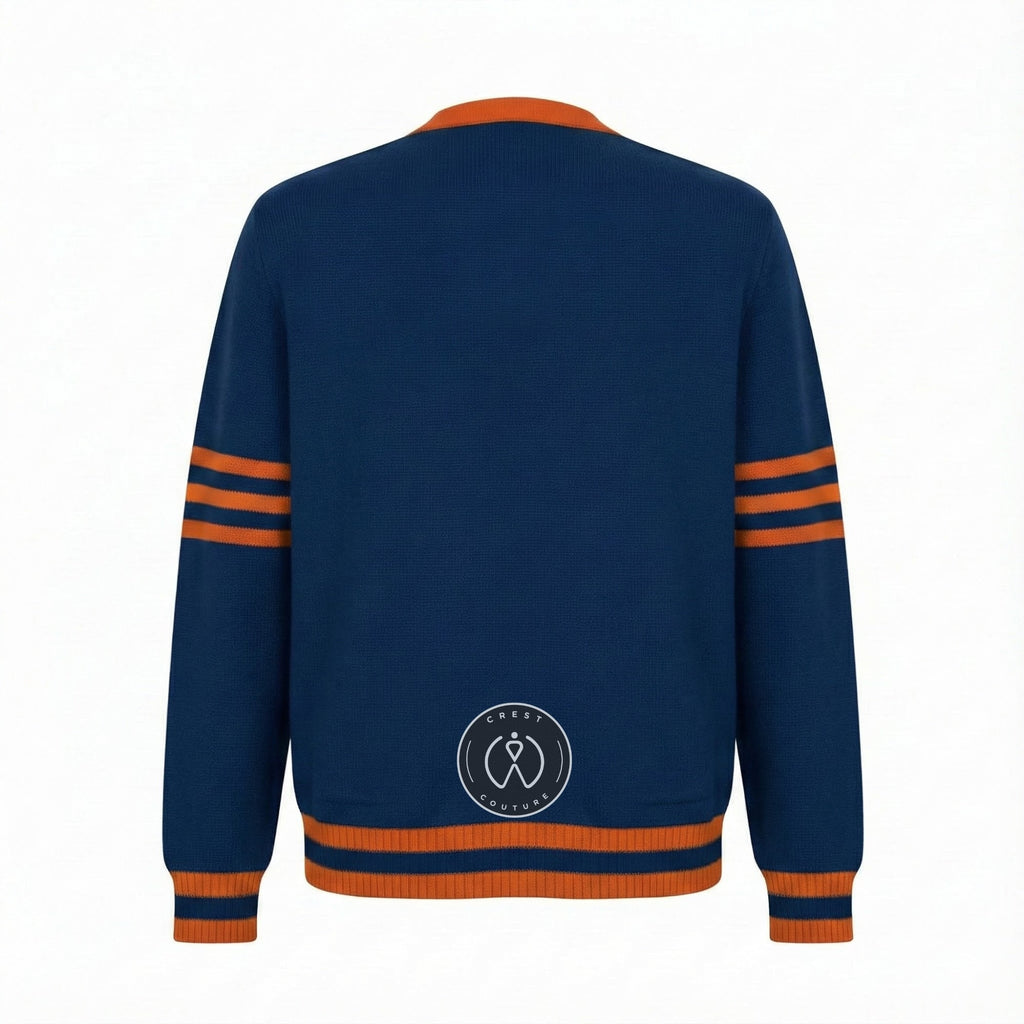 Made to Order - Unisex Varsity Knit Sweater | Classic Letterman-Style Cardigans