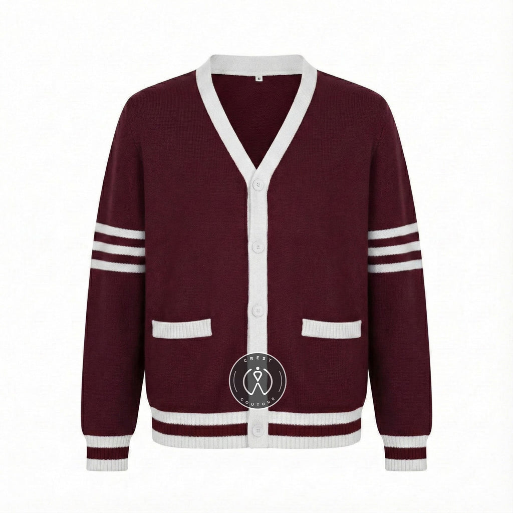 Made to Order - Unisex Varsity Knit Sweater | Classic Letterman-Style Cardigans