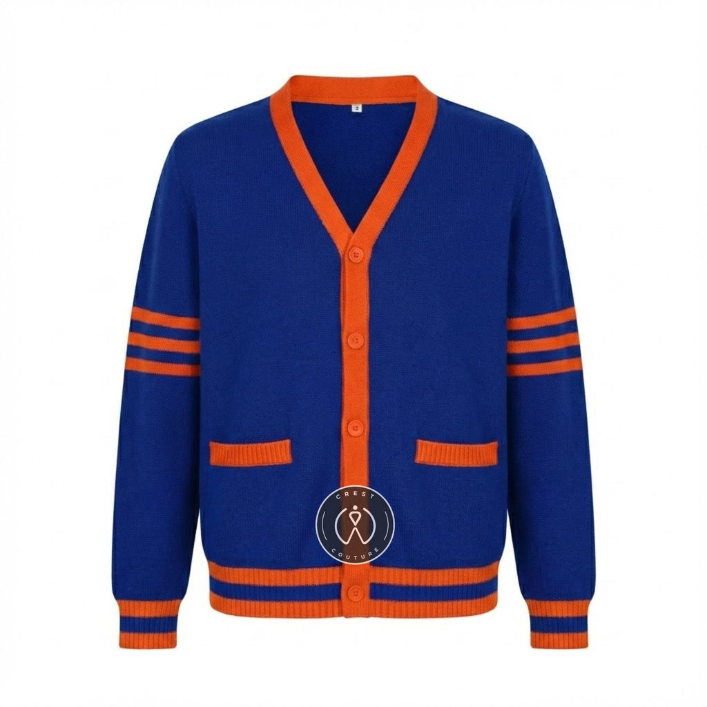 Made to Order - Unisex Varsity Knit Sweater | Classic Letterman-Style Cardigans