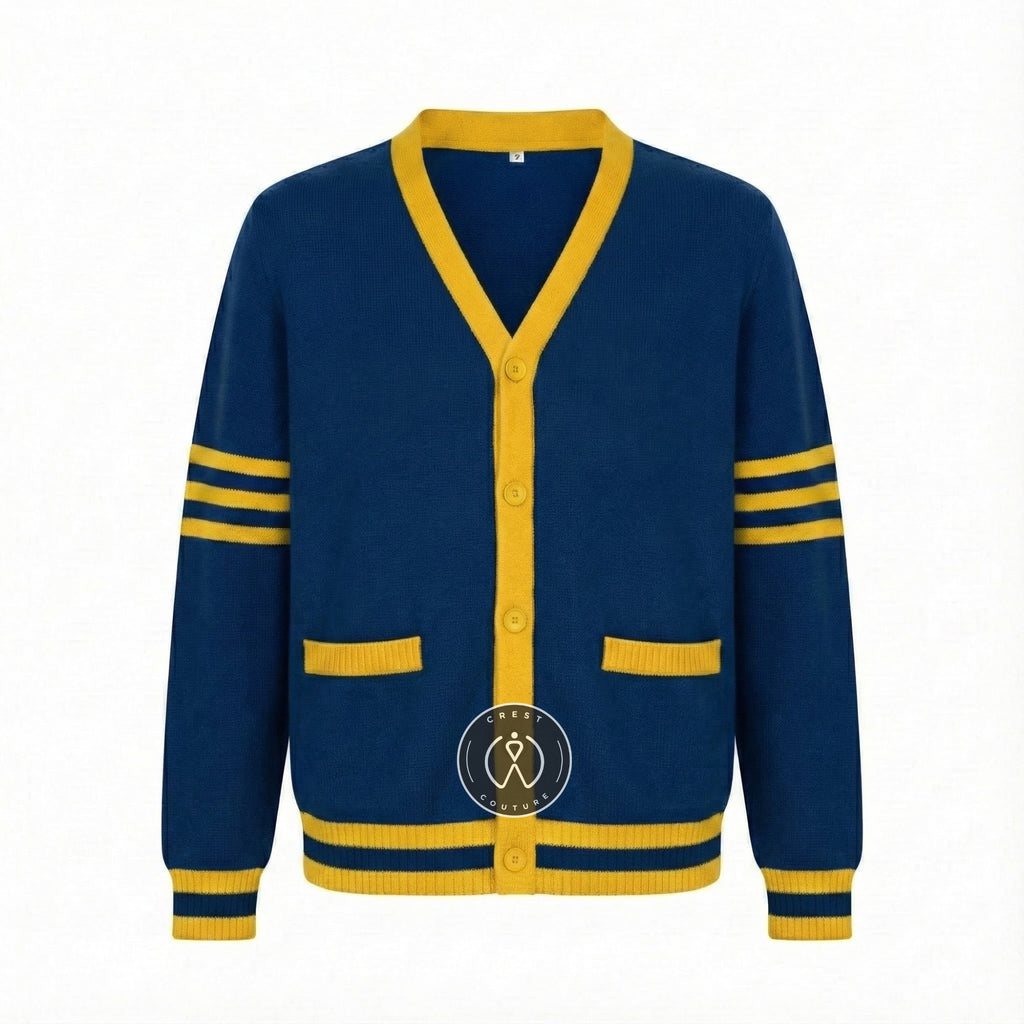 Made to Order - Unisex Varsity Knit Sweater | Classic Letterman-Style Cardigans
