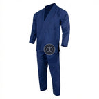 Crest Couture BJJ Gi – 450 GSM Pearl Weave Competition Jiu Jitsu Kimono (Navy Blue)