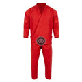 Crest Couture BJJ Gi – 450 GSM Pearl Weave Competition Jiu Jitsu Kimono (Red)