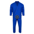 Crest Couture BJJ Gi – 450 GSM Pearl Weave Competition Jiu Jitsu Kimono (Royal Blue)