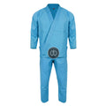 Crest Couture BJJ Gi – 450 GSM Pearl Weave Competition Jiu Jitsu Kimono (Sky Blue)