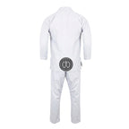 Crest Couture BJJ Gi – 450 GSM Pearl Weave Competition Jiu Jitsu Kimono (White)