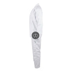 Crest Couture BJJ Gi – 450 GSM Pearl Weave Competition Jiu Jitsu Kimono (White)