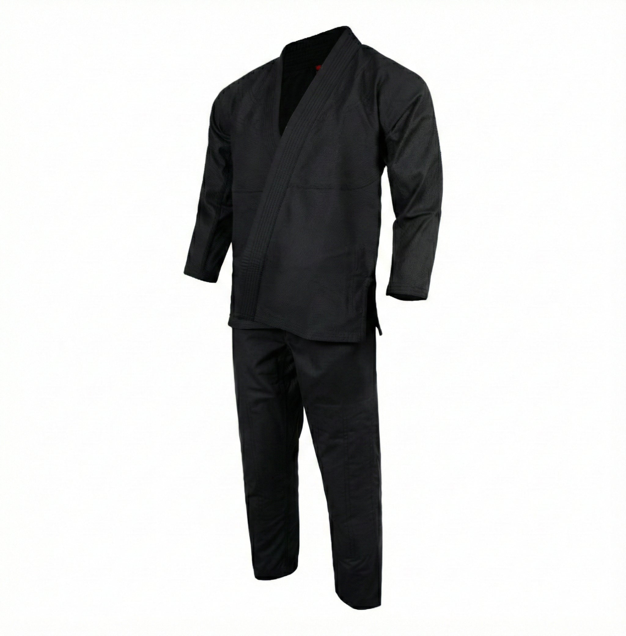 Crest Couture BJJ Gi – 450 GSM Pearl Weave Competition Jiu Jitsu Kimono (Black)