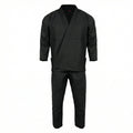 Crest Couture BJJ Gi – 450 GSM Pearl Weave Competition Jiu Jitsu Kimono (Black)