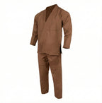 Crest Couture BJJ Gi – 450 GSM Pearl Weave Competition Jiu Jitsu Kimono (Brown)