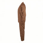 Crest Couture BJJ Gi – 450 GSM Pearl Weave Competition Jiu Jitsu Kimono (Brown)