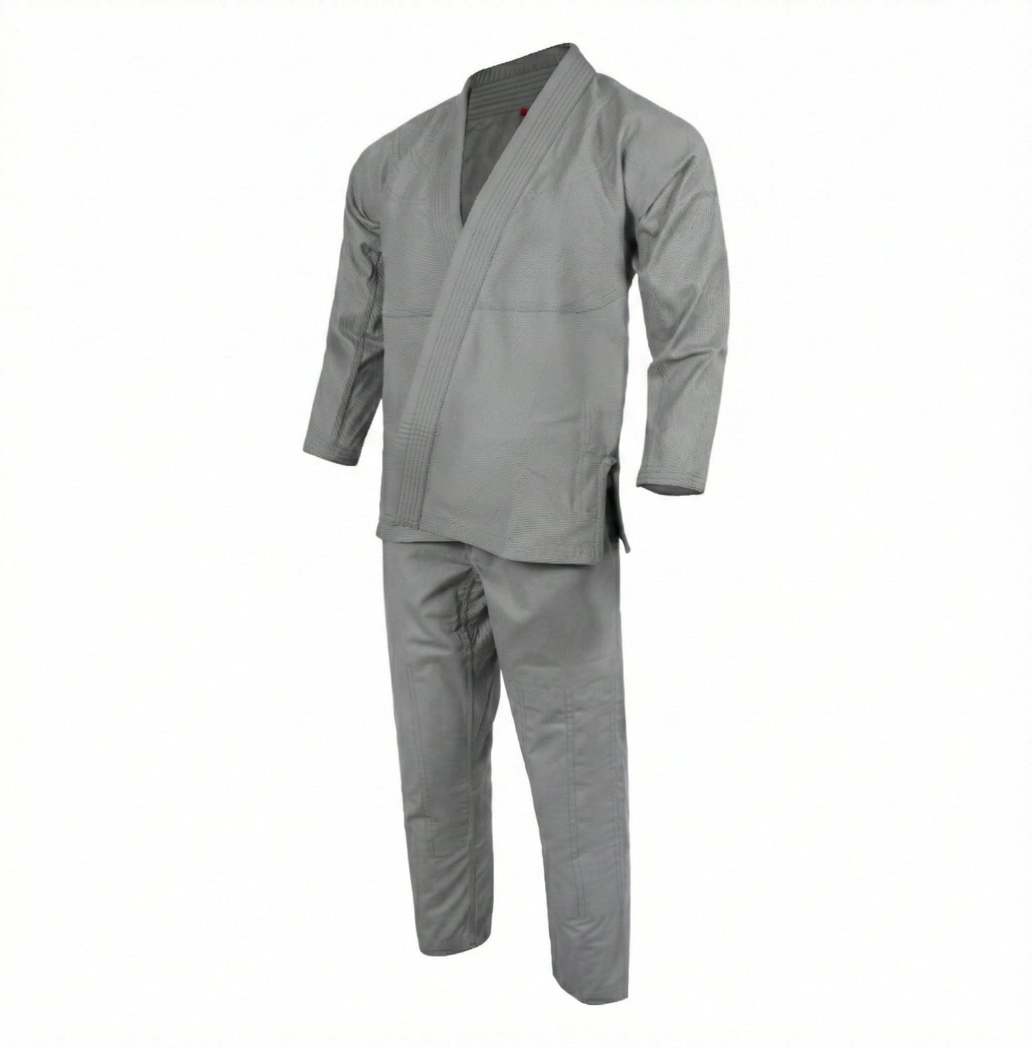 Crest Couture BJJ Gi – 450 GSM Pearl Weave Competition Jiu Jitsu Kimono (Grey)