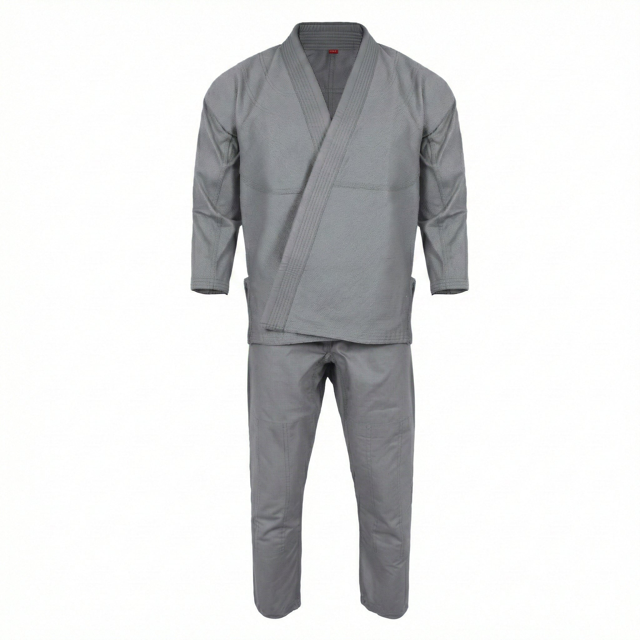Crest Couture BJJ Gi – 450 GSM Pearl Weave Competition Jiu Jitsu Kimono (Grey)