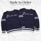 Made to Order - Unisex Varsity Knit Sweater | Classic Letterman-Style Cardigans